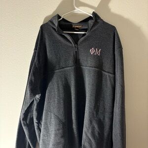Phi Mu Zip-Up Sweater